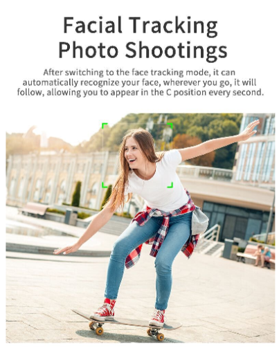 360° Auto Face Detection Selfie Stick