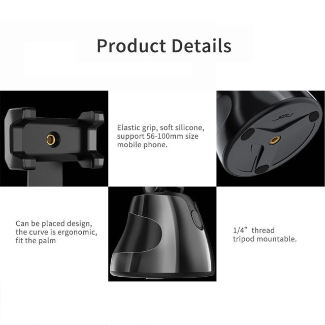 360° Auto Face Detection Selfie Stick