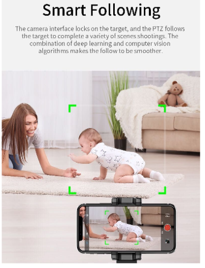 360° Auto Face Detection Selfie Stick